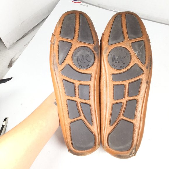 Michael Kors Leather Brown Flats Size 7 - Picture 11 of 12